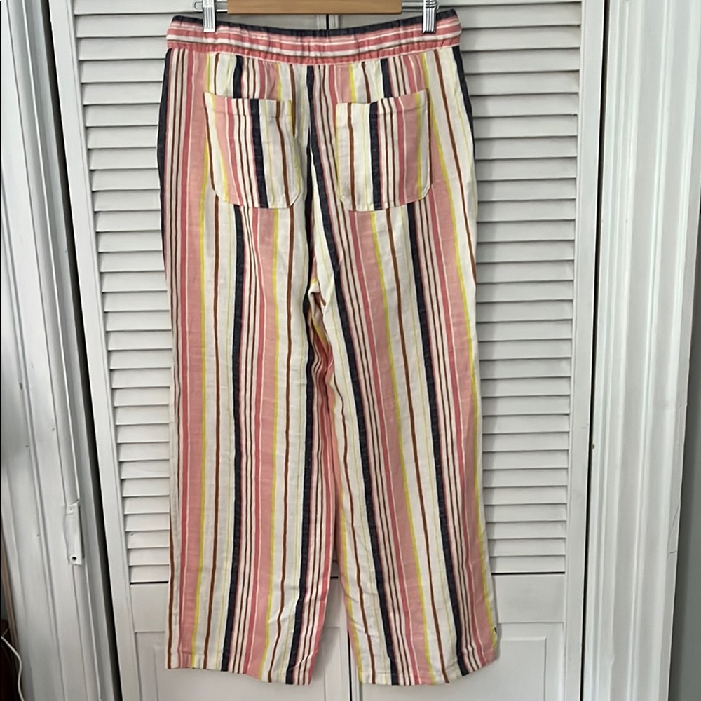 Striped Multicolor Linen Pants - Picture 2 of 4